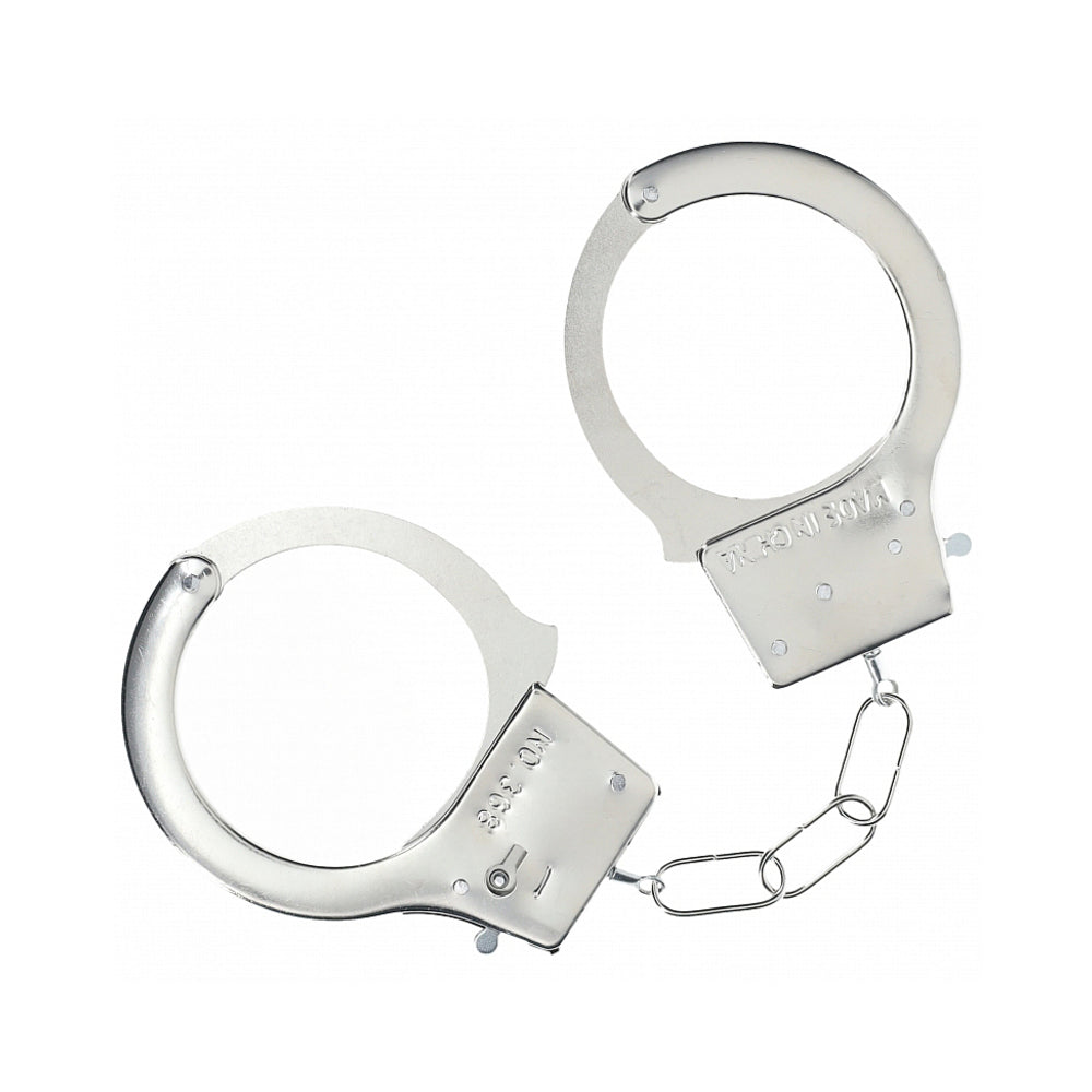 Ouch! Classic Metal Handcuffs Silver-0
